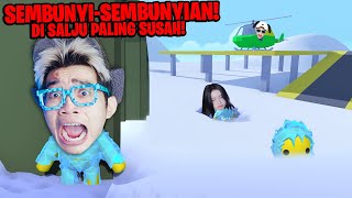 SEMBUNYI SEMBUNYIAN KAMUFLASE JADI SALJU, PRILLY SUSAH BANGET DI CARI MENYATU SAMA SALJU!!!