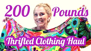200 Pound Bulk Clothing Garage Sale Thrift Haul To Resell Online