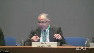 IPCC Workshop on Scenarios - Opening Ceremony