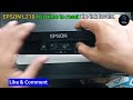 It is time to reset the ink levels solved  || epson l210 l355 it is time to reset the ink levels