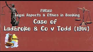 FIN360 | Case of Ladbroke & Co v Todd (1914)