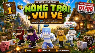 *TẬP 1 NÔNG TRẠI VUI VẺ TRONG MINECRAFT PC 1.20.1 THỬ THÁCH SINH TỒN LÀM NÔNG TRẠI* screenshot 3