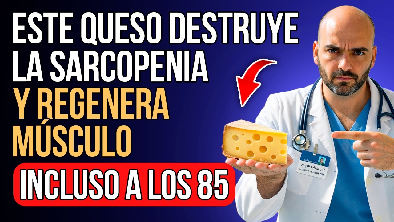 Adulto Mayor: Estos 3 QUESOS Regeneran MÚSCULOS y VENCE la Sarcopenia