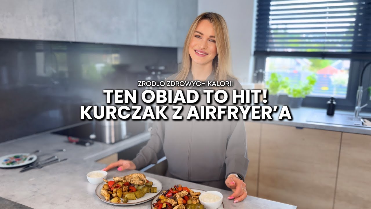 Szybki obiad z air fryer na redukcji! Ten przepis na kurczaka stał się viralem! 80g białka 30 minut!