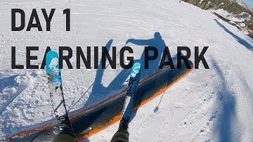 Experienced Skier Learns To SLide raiLS | Lee Canyon