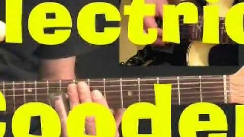 Learn slide guitar Ry Cooder Style