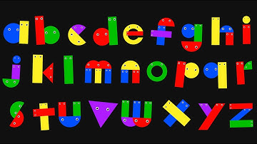ABC Song with Shapes | A-Z Uppercase & Lowercase Letters | Fun Alphabet Learning for Kids