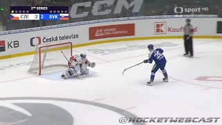 Richard Panik Shootout Goal vs Czechia - Euro Hockey Challenge - April 21, 2023 (HD)
