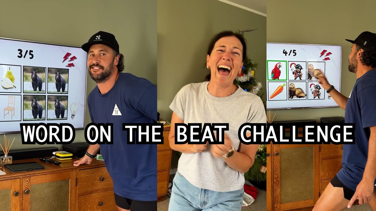 Say the word on the beat challenge 👀 😅