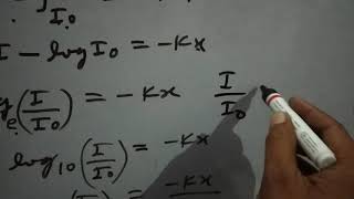Absorption Laws:(Spectroscopy) for B.Sc and M.Sc students