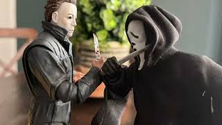 Chucky vs Ghost face vs Michael Myers stop Motion