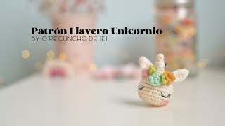 Cómo hacer un llavero unicornio?  amigurumi (patrón pdf ?)