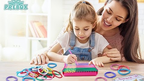 PREBOX Weaving Loom Kit Toys for Kids