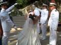 Navy Sword Ceremony, Mackenzie and Michael Hatch April 23, 2011