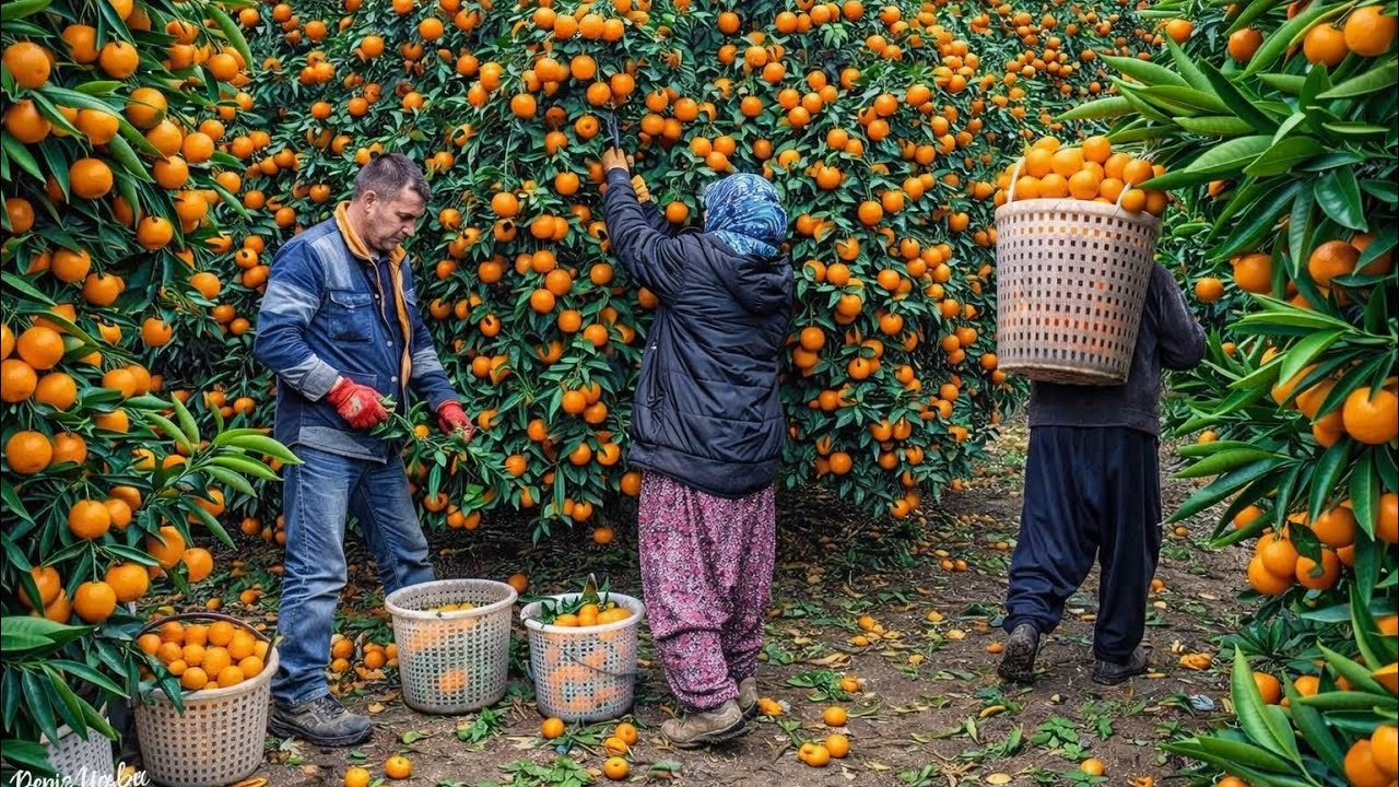 Mandalina Bahçe Hasadı / Tangerine Harvest