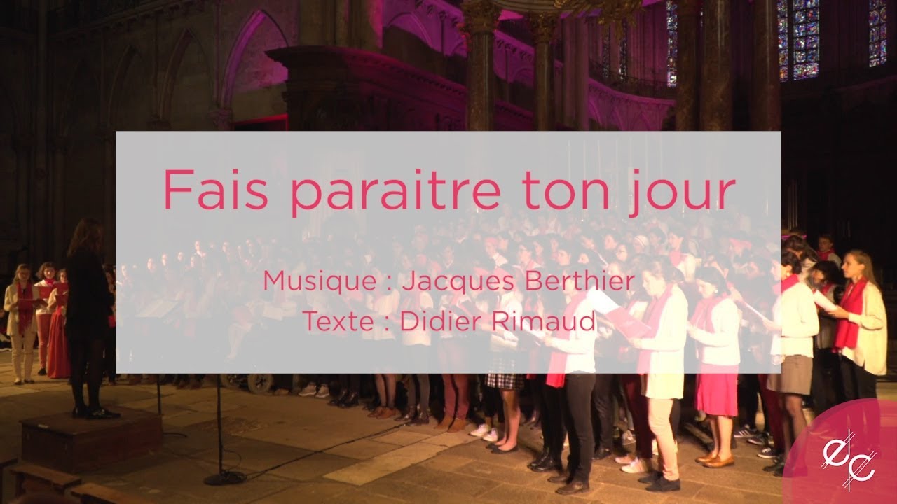 Fais paraître ton jour Ecclesia Cantic 2019 YouTube