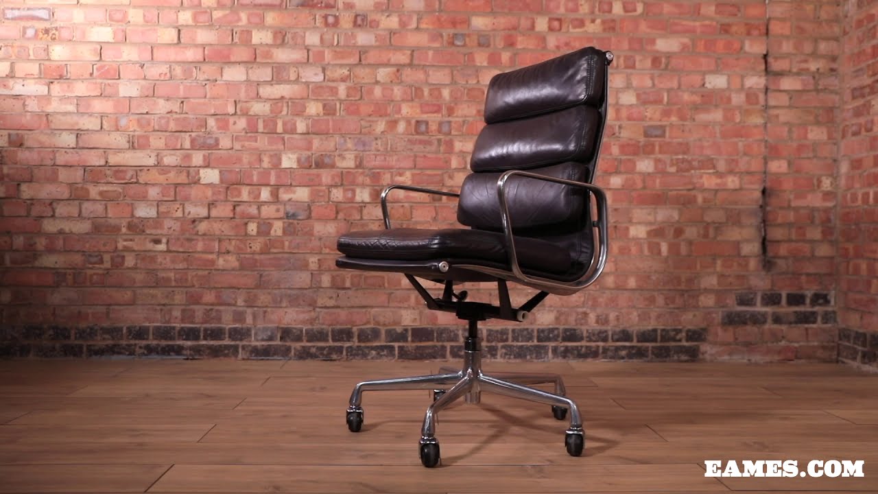 Eamesy Style Office Chair Soft Pad Low Back - Leather