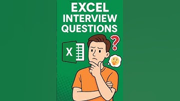 Excel Interview Questions ❓🤔 #tusharrawani