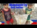These Filipino Scavenger Children Were Abandoned by Their Mother. Poverty in the Philippines