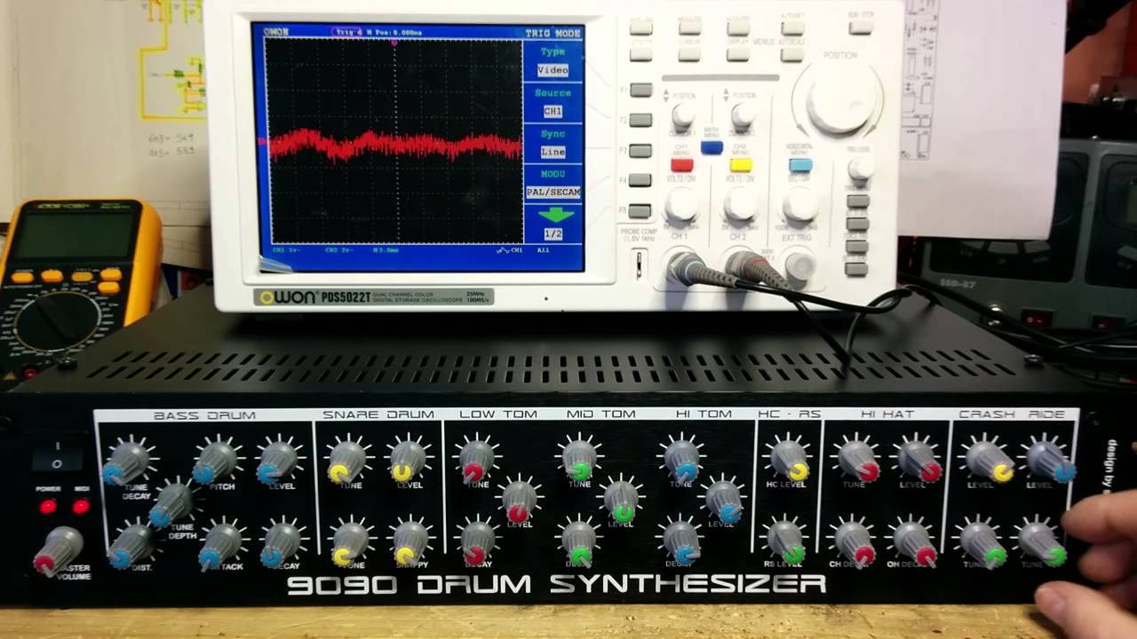 9090 Roland Tr 909 Clone Final Test Youtube