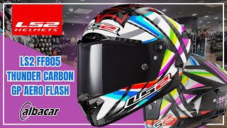 Casco Ls2 Ff805 Thunder Carbon Gp Aero Flash