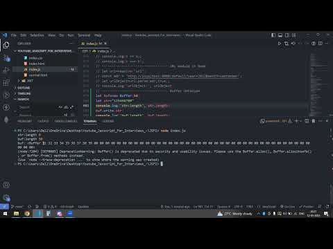 buffer datatype in Node