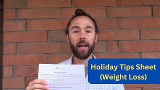 Holiday Hacks Tip Sheet! (Weight Loss Tips)