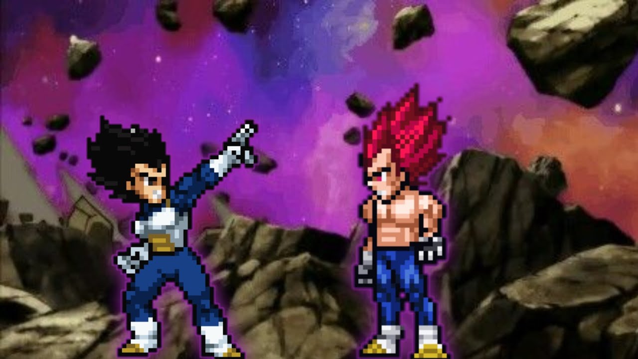 Vegeta R(New) VS TND Vegeta Ultra Ego in Jump Force Mugen
