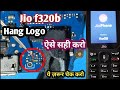jio f320b hang on logo problem | jio f320b mic jumper