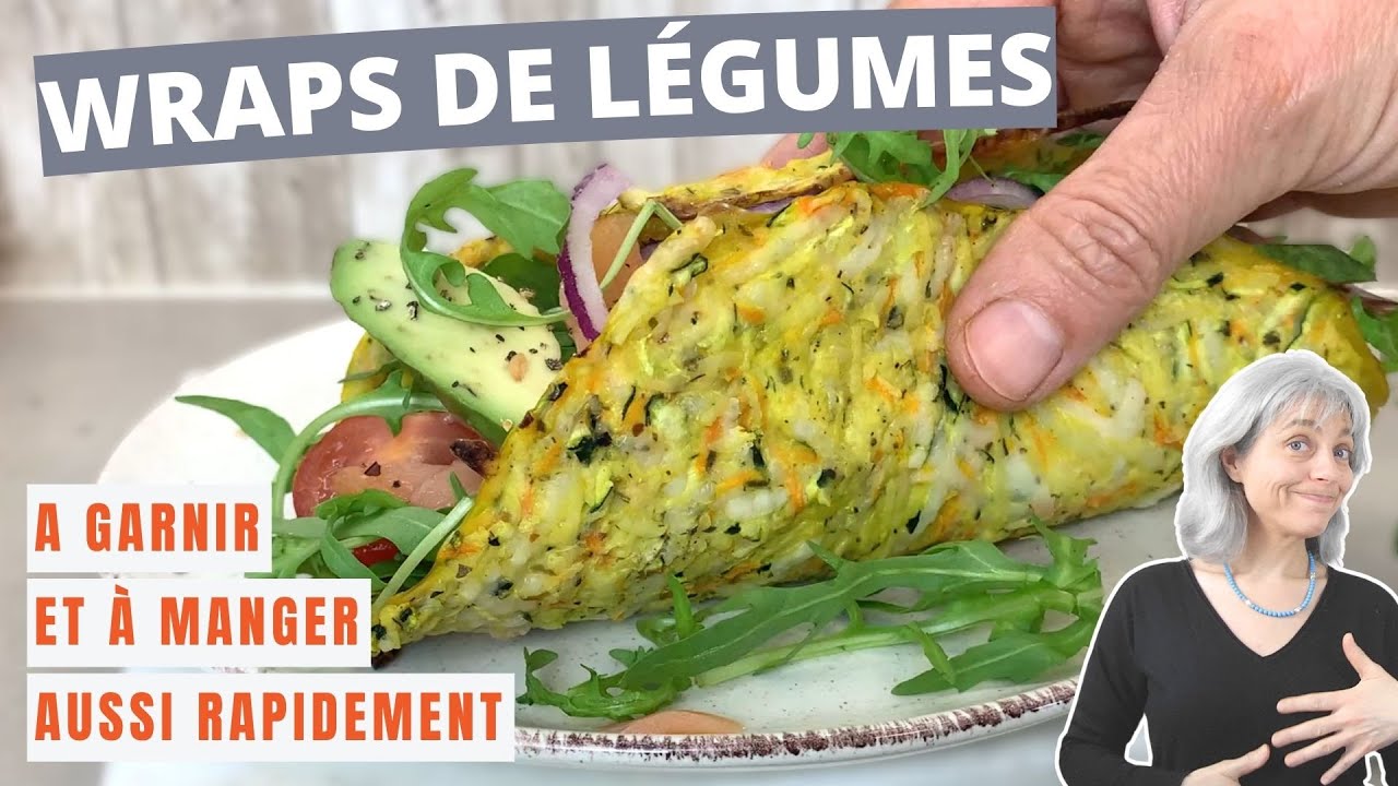 Tu vas adorer ces wraps de légumes faciles et pas chers !