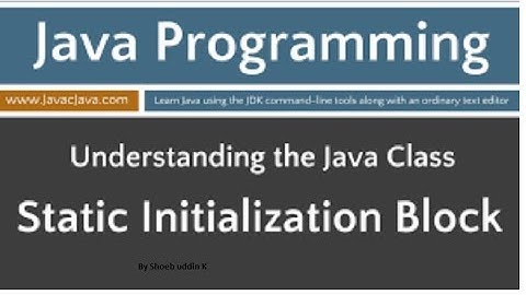 Static Initialization blocks and Constructor-Java Program Execution Flow Basic Simple