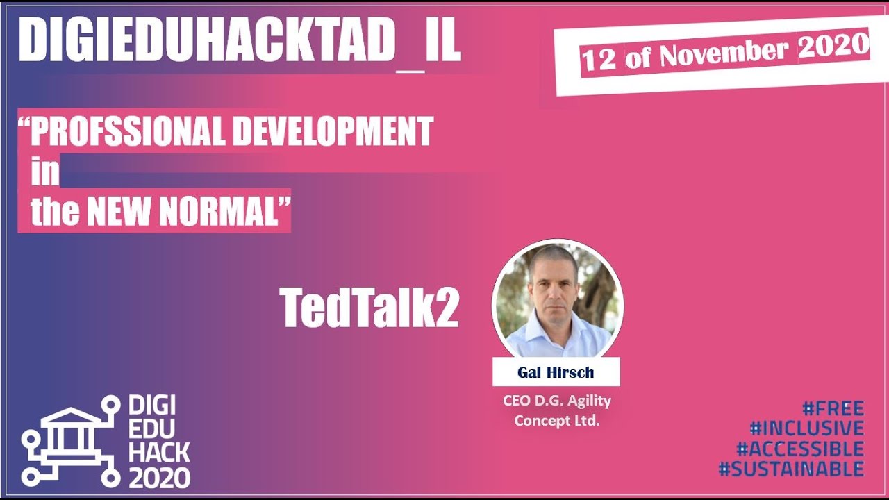DIGIEDUHACKTAD IL   TEDTALK2 Gal Hirsch