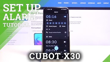 How to Choose Alarm Clock in CUBOT X30 - Alarm Clock Settings