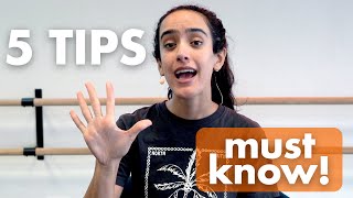 5 Must Know Tips For Dancers