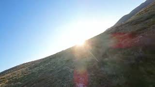 Fpv drone at mountain site
