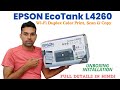 EPSON EcoTank L4260 Wi-Fi Duplex Print, Scan, Copy |Unboxing &amp; Installation in Hindi |RK Informative