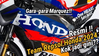 Kok Jadi Gini Team Repsol Honda MotoGP 2024 !! Gara gara Marques !!