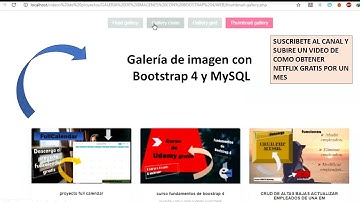GALERIA DE IMAGENES CON PHP Y MYSQL  por mediafire