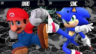 Movie Sonic Vs Moive Mario - Requested Smash Battle