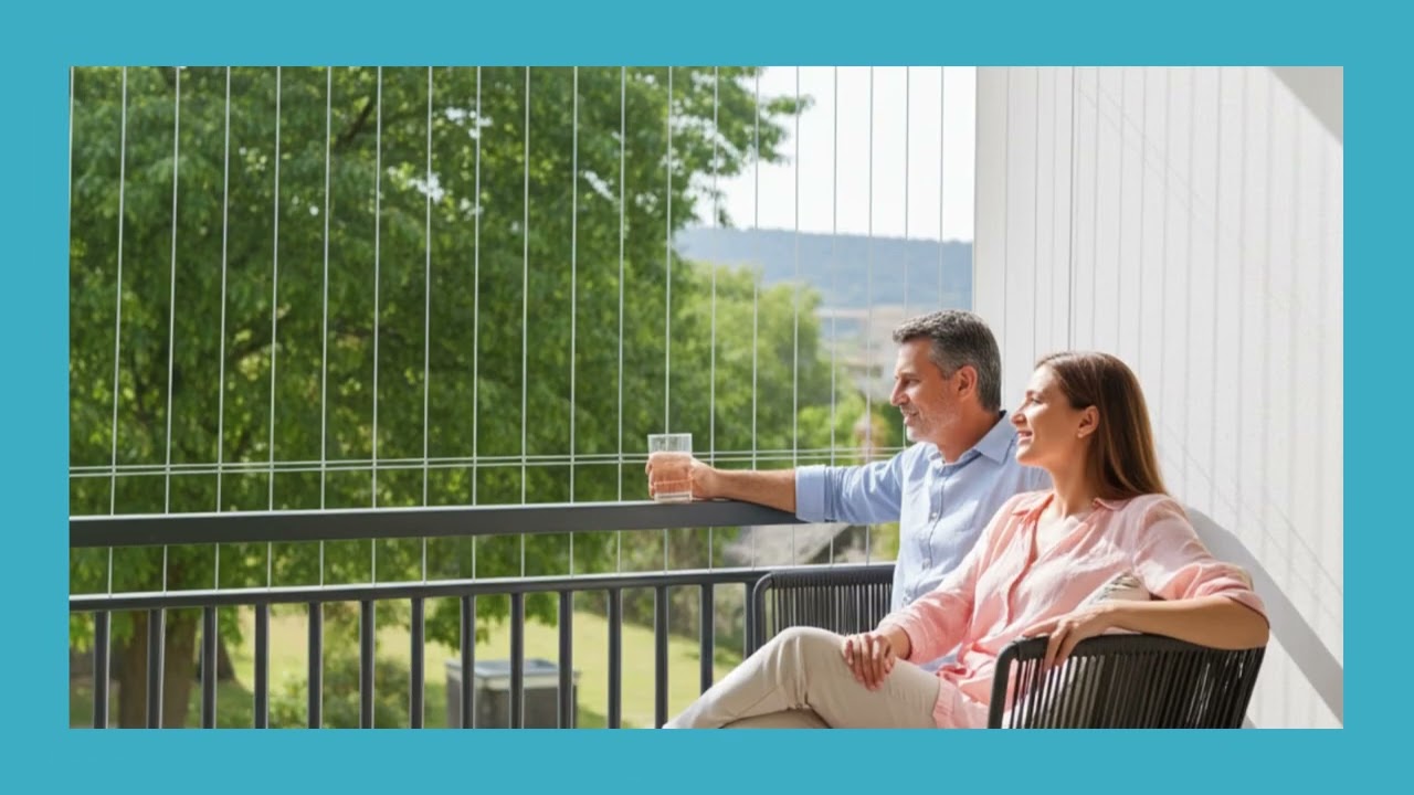 SS316 Grade Balcony Invisible Grill | Strong & Stylish Safety Solution — YPL Safety Nets video thumbnail