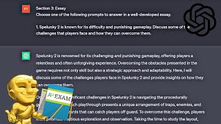 Can ChatGPT Pass The Spelunky 2 AP Exam?