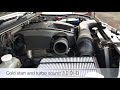 Mitsubishi 3.2 Di-D cold start and turbo sound