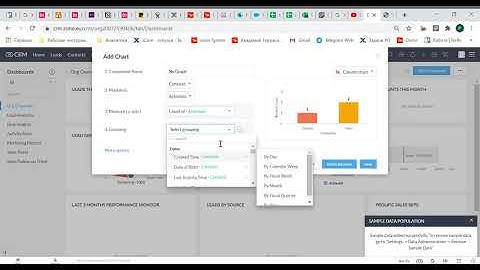 ZOHO CRM Create Chart
