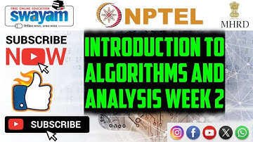 introduction to algorithms and analysis || WEEK-2 Quiz assignment Answers 2 2024 || NPTEL
