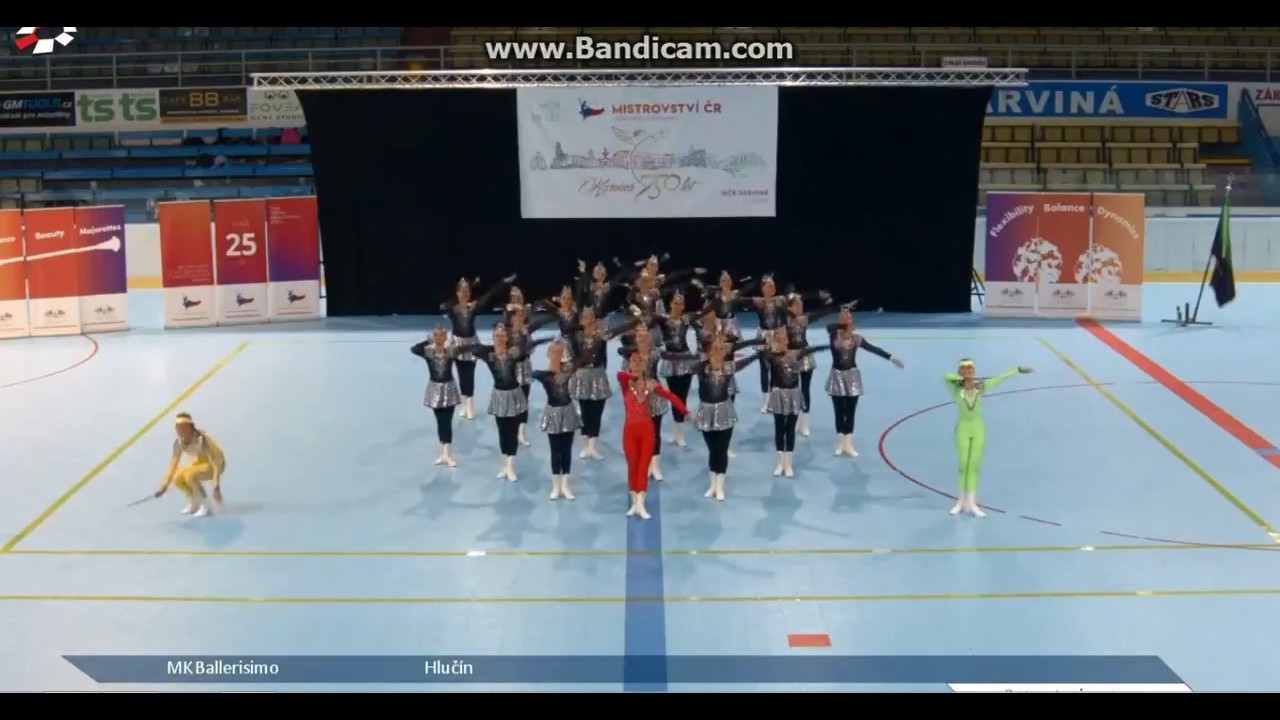 MK Ballerisimo Hlučín - sestava juniorky bat 2018