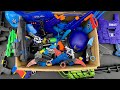 Huge Box Full Of Special Toy Police Guns, Helmet, Vests, Karambit Knives