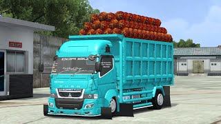MOD BUSSID TRUK SAWIT STYLE JAMBI || SHARE LIVERY MOD TRUK CANTER DUMP N3 BEMPER HINO FUL ACC UPDATE