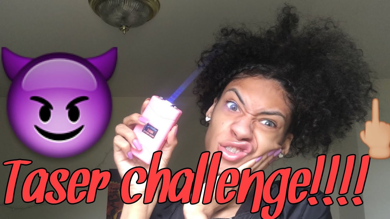 TASER CHALLENGE!!!!! itsbambii playhouse YouTube