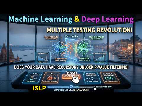 Multiple Testing Machine Learning | ISLP Chapter -13 Explained Hypothesis Testing AIML