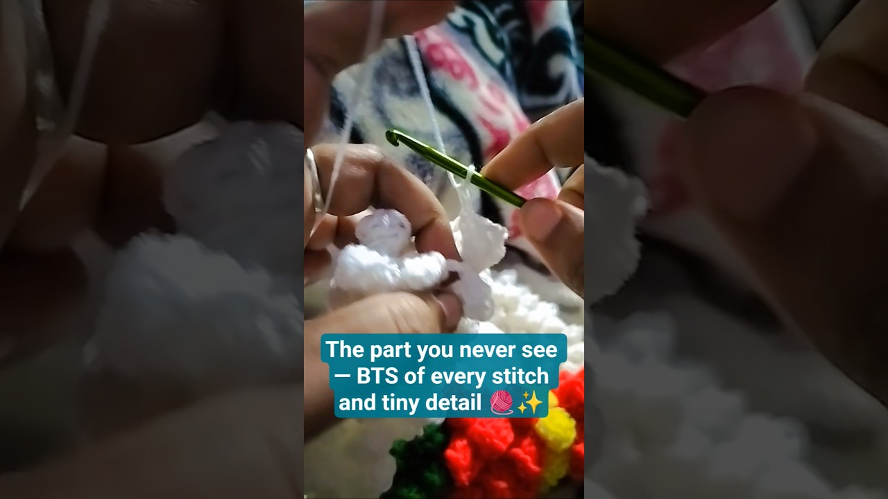 Slow moments, soft yarn.🎥